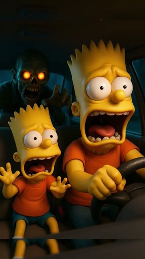 Simpsons Family, Sonic and Mario in a horror story part 1 #simpsons #sonic #mario #ia #english