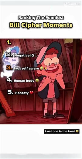 Ranking Best Bill Cipher Moments