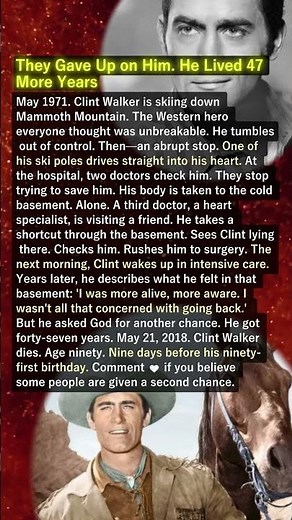 The Ski Pole Went Through His Heart. He Got 47 More Years