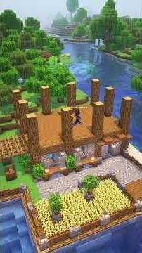 🏖️ Minecraft Beach House 🏠 #minecraft #shorts #eye4steel