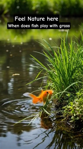 Golden fish in the water 🐠 #shorts #fish #nature
