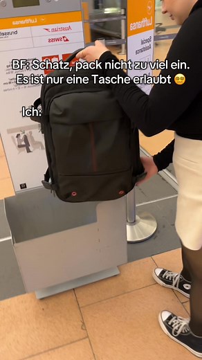 Wenn er wüsste was alles in meinen Rucksack reinpasst 🤷‍♀️ #rucksack #deutschland #urlaub #TravelHacks | Lesen Stift