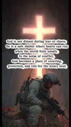 God Our Fortress: Peace That Stands Strong in Times of War #bibleverseforprotection #warzone #safe
