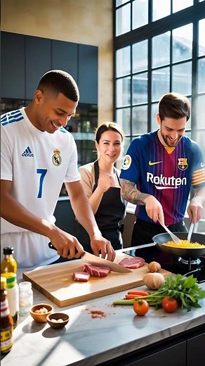 Messi & Mbappé’s Market Trip Turns Into a Family Dinner! 🍽️🔥 #cristianoronaldo #football