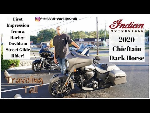 2020 Indian Chieftain Dark Horse 116! First impression from a Harley-Davidson Street Glide rider.
