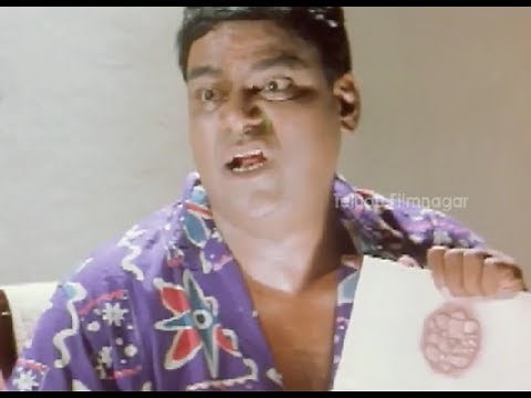 Kota Srinivasa Rao Funny English - Money Comedy Scenes - Bramhanandam