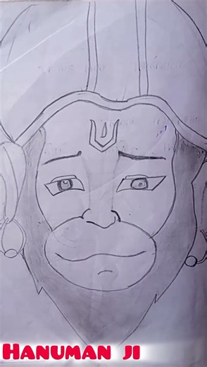 jay bajrang bali 🙏❤️#art #hanumanji #hanumanchalisa #bhakti