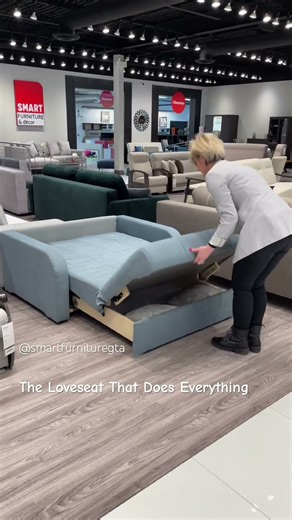 Tuli H Loveseat Sofa Bed | Sofa, Bed & Storage in One Easy Pull-Out