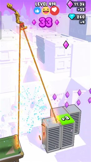 Stilts Man Run 🏃🏻‍♂️Ultimate Leyer Game 🎮 P-413 #rungame #games #asmrsounds #gaming