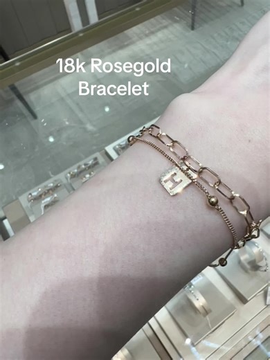 Chow Tai Fook 18K Rosegold bracelet 🤣🤣