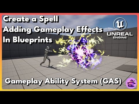 Create a Spell with Cooldowns using Gameplay Ability System (GAS) in Blueprints in Unreal Engine 5