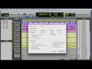 Saving and Opening Sessions in Pro Tools
