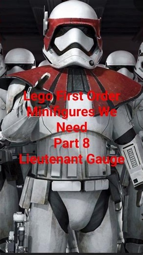 Lego First Order Minifigures We Need #firstorder #legostarwars #legofirstorder #legoarmy #starwars
