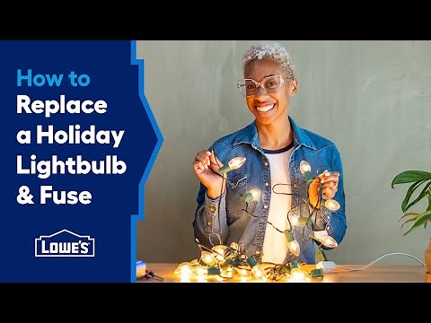 How to Replace a Holiday Lightbulb and Fuse | Lowe's How-to's