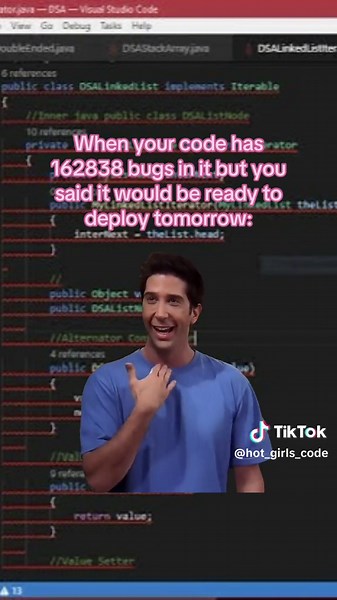 Everything is totally fine! I’m definitely not freaking out or anything 🫠🤥 If you are a software developer or you want to learn more about coding and the tech industry, hello (world)!! We are Hot Girls Code, a podcast all about software development, the tech industry, and being a woman in tech 👩‍💻 Check out the podcast at the link in our bio! 🔗 #hotgirlscode #girlswhocode #womenintech #girlsintech #devlife #learntocode #Meme #MemeCut