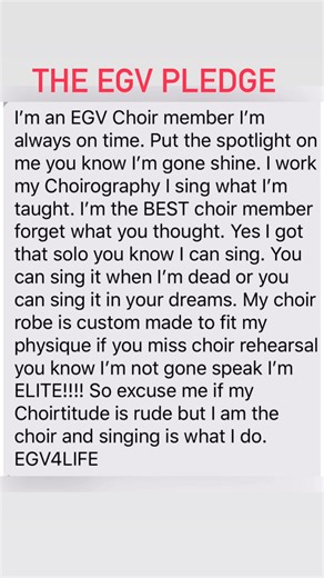 8K views · 86 reactions | Do you know the EGV PLEDGE? | The Christi Show | Facebook