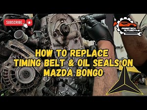 How to Replace Timing Belt & Oil Seals on Mazda Bongo | Maintenance Your Mazda #primetechautomotive