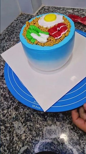cách làm bánh kem tô mì#banhkem #cake #cakedecorating #birthdaycake #cakedesign