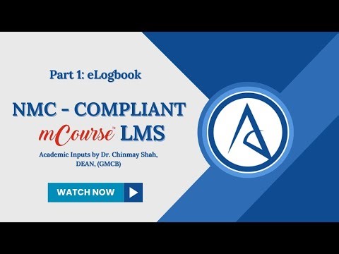 eLogbook | NMC Comliant | mcourse eLogbook LMS