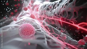 Intermediate filaments in action forming bridges between neighboring cells and contributing to cellcell adhesion.