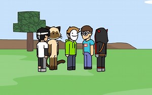 【MCYT/Dream/动画】连续10分钟的Manhunt名场面