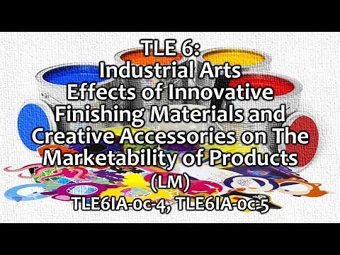 TLE 6: I.A. - Effects of Innovative Finishing Materials and Creative Accessories