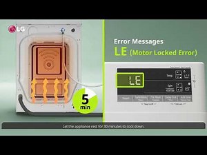 LE Error | Error Code | LG Front Load Washing Machine
