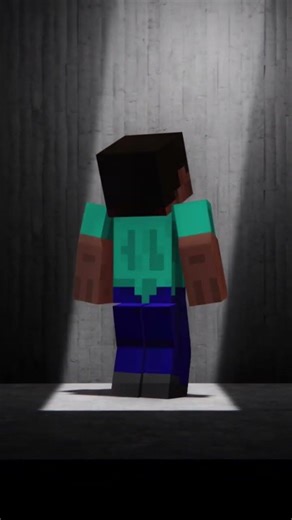 Isolation portrayed in Minecraft