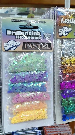 Novedades Sifap en Mundo Berrini ✔️ Lentejuelas, canutillos, cintas, y más para hacer manualidades