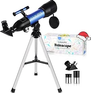 Kids Telescope, 50mm Aperture 360mm Refractor Telescope with Tabletop Tripod and Two Eyepieces, Perfect for Astronomy Beginners, for Kid 6 to 18 Years Old, Exclusive Kids Toy Gift