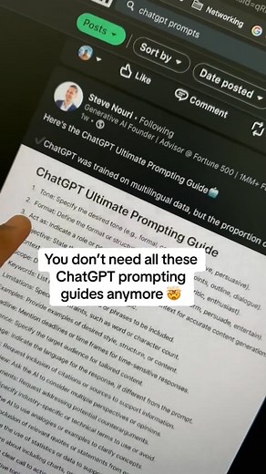 You dont need chatGPT guide ever again! 🙅‍♀️🙅‍♂️ #ChatGPT #chatgptinsights #openai #chatgptguide2025 #chatgpt3 #AI #chatgpttutorial #chatgpttips #chatgptprompts #chatgpt4 #chatgptbot #AI #AITechnology #midjourney #midjourneyptompts CTTO | AI GPT Prompts