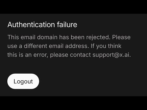 How to fix grok ai authentication failure error | grok ai login problem 2026
