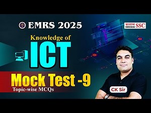 EMRS 2025 ICT 🔥 | Knowledge of ICT Mock Test-9 | CK Sir | TGT, PGT & Warden Exam