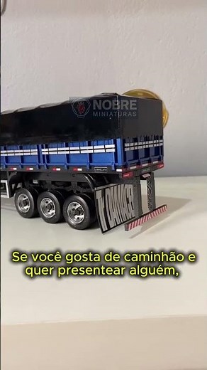 Miniatura Realista de Controle Remoto Caminhão Scania S540 6X4 + Carreta de Brinde
