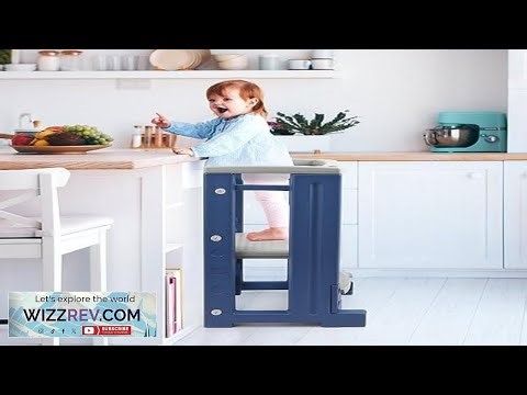 Garvee Toddler Tower Height Adjustable Step Stool for Kids Montessori Learning Stool