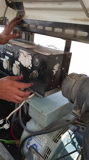 Electrical generator how start just key one click starter motor