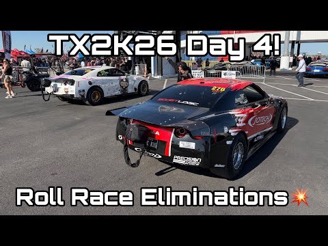 TX2K26 Day 4! Roll Race Eliminations & Drag Racing! #TX2K #Race #Lamborghini