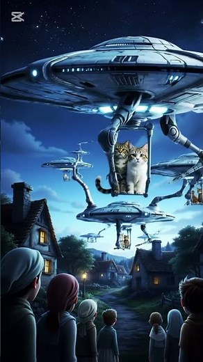Aliens Abduct Cats from a Peaceful Village | 3D Animation Twist! 👽🐱