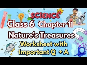 Class 6 Curiosity Chapter 11 Nature’s Treasures | Worksheet | Important Questions | MCQs | CBSE