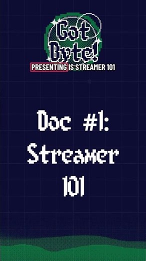 Got Byte Resource Docs 1: Streamer 101!!💚💙#freeresources #twitchstreamers