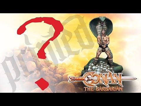 I printed and painted CONAN THE BARBARIAN 3D printed collectible statue