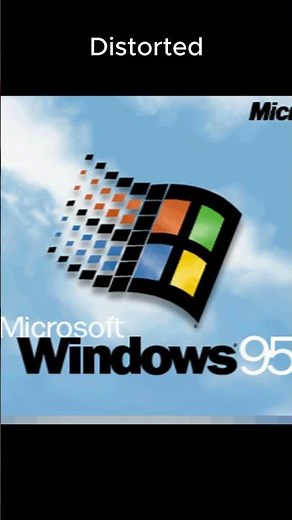 Windows 95 Startup Sound Normal vs. Distorted