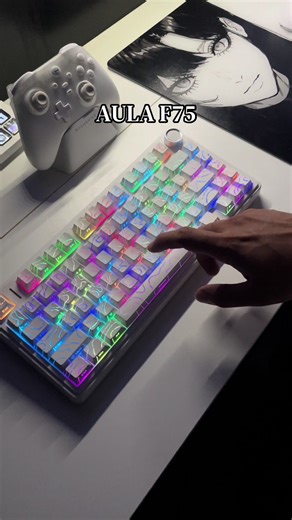 AULA F75 Mechanical Keyboard: Smooth, Clicky & RGB Desk Upgrade