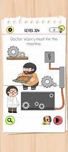 Brain Test 4 Level 324 Walkthrough Solution