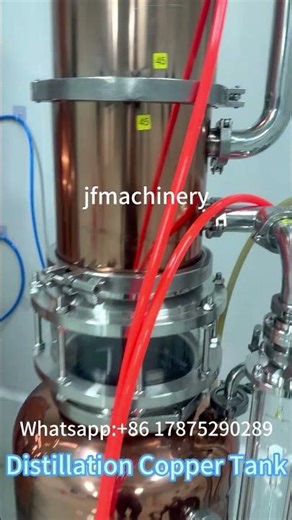 Vacuum distillation equipment copper tank distillation machine #machine
