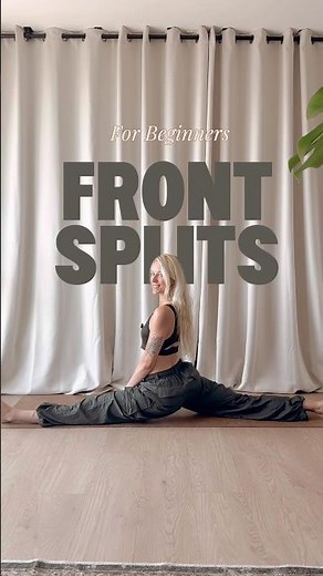For Beginners 🤎 #frontsplits #splits #splitsroutine #splitsstretching #yogaclass #yogastretch #yoga
