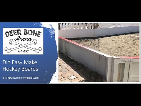 DIY Easy Make Hockey Boards
