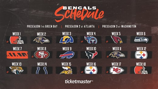 2023 Bengals Schedule Breakdown: Key Matchups, What to Watch and More