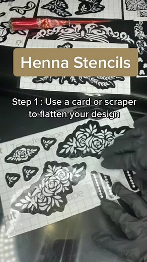 How to Apply Henna Stencils Step by Step