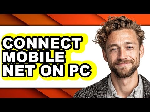 How to Connect Mobile Net on Pc (easy Method)